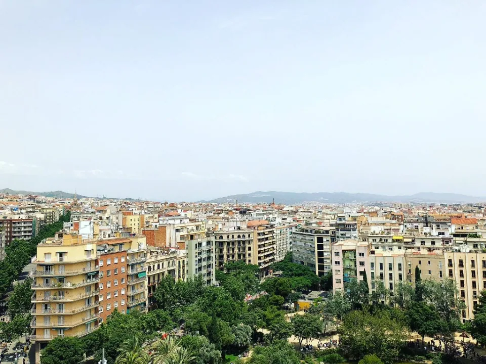A view over Barcelona’s rooftops